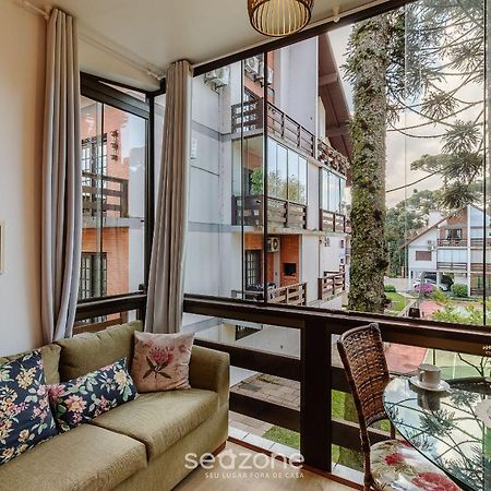 Apto Duplex C/ Lareira 100M Do Lago Negro Rln204 그라마도 외부 사진