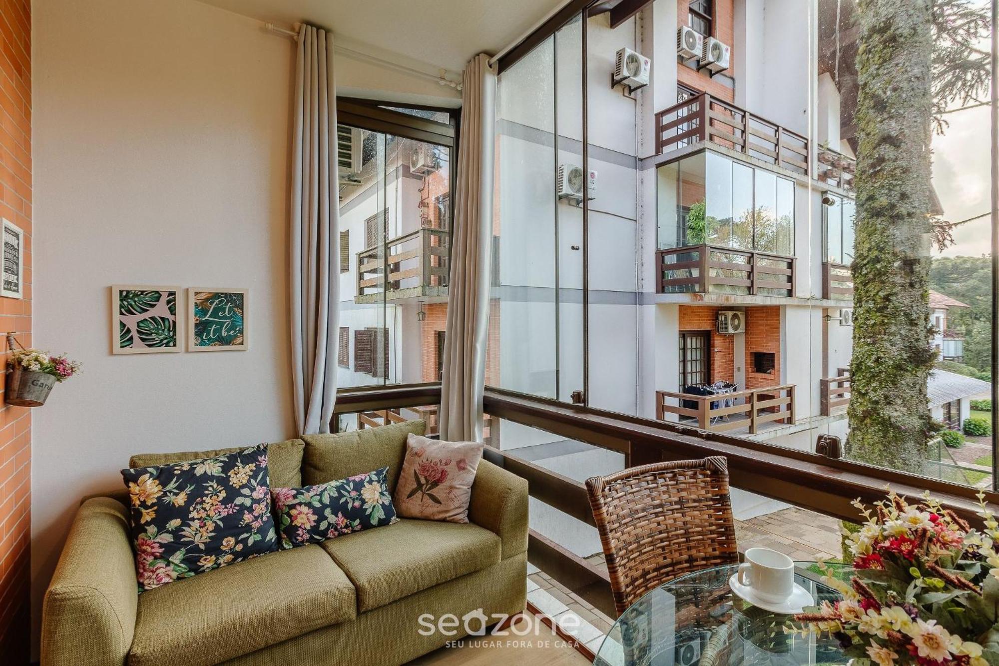 Apto Duplex C/ Lareira 100M Do Lago Negro Rln204 그라마도 외부 사진